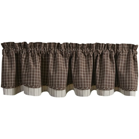 Park Designs Family Lined Layered Valance 72" X 16"