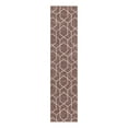 thumbnail image 2 of Unique Loom Eco Trellis Collection Area Rug - Mondo (2' x 8' Runner Dusty Rose/Ivory), 2 of 6