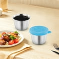 thumbnail image 3 of VQPeo Stainless Steel Dipping Cup, Portable Outdoor Sauce Bowl, Tape Covered Seasoning Jar for Picnics & BBQ Use, 3 of 5