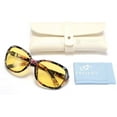 thumbnail image 7 of FEISEDY Classic Womens Night Glasses Driving Anti Glare Wrap Around Yellow Sunglasses B2548, 7 of 7