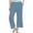 Blue, variant on Ltctricy Girls' Wide Leg Yoga Pants Comfy High Rise Elastic Waist Casual Loose Trousers Workout Lounge Pants