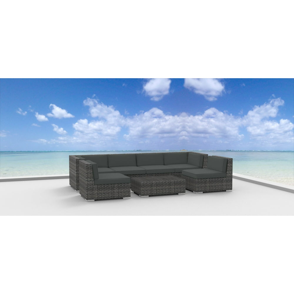 Urban Furnishing.net - OAHU 7pc Modern Outdoor Wicker Patio Furniture ...