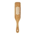thumbnail image 2 of Slotted Spurtle, Italian-Sourced Olive Wood, 2.5x12-inch, 2 of 3