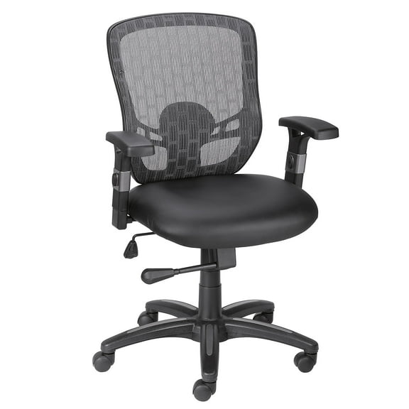Staples Corvair Luxura Mesh Back Task Chair Black 23097