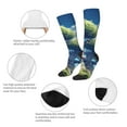 thumbnail image 3 of Fuzoiu Fantasy Treehouse Planet Scene Print Adult Stockings,Crew Socks,Unisex Fashion Socks, Casual Sports Socks,Comfortable Crew Socks for Everyday Wear and Sports, 3 of 6