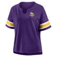thumbnail image 4 of Women's Fanatics Purple Minnesota Vikings Redzone Curl Route T-Shirt, 4 of 5