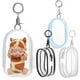 thumbnail image 1 of Bolsa de exhibición de figuras de 4 piezas, bolsas transparentes con cremallera, bolsa para muñecas, llavero, estuche de exhibición para muñecas, almacenamiento para muñecas pequeñas, 1 of 8