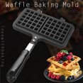 thumbnail image 2 of Dual Head Household Kitchen Gas NOn Stick Waffle Maker Pan Mould Mold Press Plate Baking Tool, 2 of 8