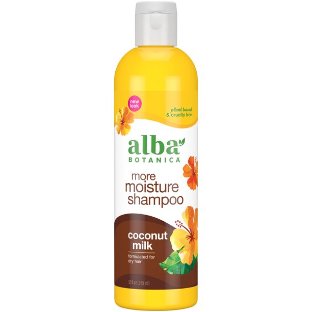 Alba Botanica More Moisture Shampoo, Coconut Milk, 12 fl. oz. Walmart