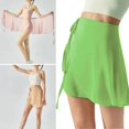 thumbnail image 2 of Yokua Elegant Dance Wrap Skirt with Adjustable Waist Ties for Ballet and Gymnastics, 2 of 17