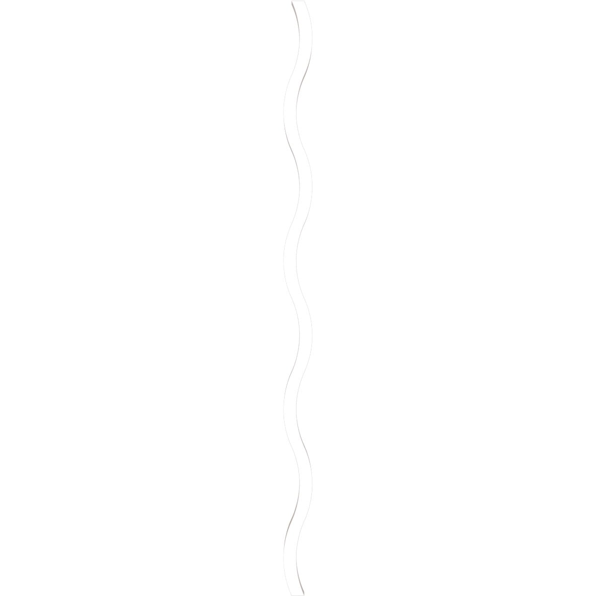 Ekena Millwork 47"H x 3/4"T Yukon PVC Adjustable Decorative Slat Wall Panel Kit, Unfinished (contains 42 Slats)