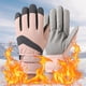 thumbnail image 4 of Ski Gloves Winter Cycling Outdoor Windproof Fleece Thick Warm Non-Slip Grip Water-Resistant Touchscreen Thermal Sports Gloves | Unisex | 1 Pair, 4 of 5