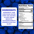 thumbnail image 5 of Hip Syrups Blue Raspberry Simple Syrup, 25.4 fl oz, 5 of 5