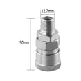 thumbnail image 2 of Air Compressor Pneumatic Connector PH PP SH SM Silver Socket Connector Coupler Plug Iron Galvanized PM Pneumatic, 2 of 9