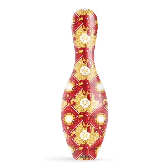 Marvel Avengers Iron Man Pattern Official Size and Weight Bowling Pin