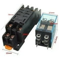 Mlless DIN Rail Relay Coil Power Relay 12V/24V/110V