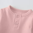 thumbnail image 7 of Besolor Toddler Baby Boys Girls Fall Knit Tops Ribbed Crewneck Long Sleeve Basic Shirts Casual Comfy Undershirt, 7 of 7