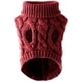 thumbnail image 2 of Modischer gestreifter Hundepullover, Warmer Mantel, Strickwolle, Winterpullover für kleine, mittelgro?e und gro?e Hunde, 2 of 6