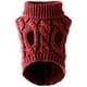 thumbnail image 2 of Suéter de rayas de moda para perros, abrigo cálido, suéter de lana de punto para invierno para perros pequeños, medianos y grandes, 2 of 6