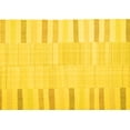 thumbnail image 1 of Ahgly Company Machine Washable Indoor Rectangle Abstract Yellow Contemporary Area Rugs, 8' x 10', 1 of 4