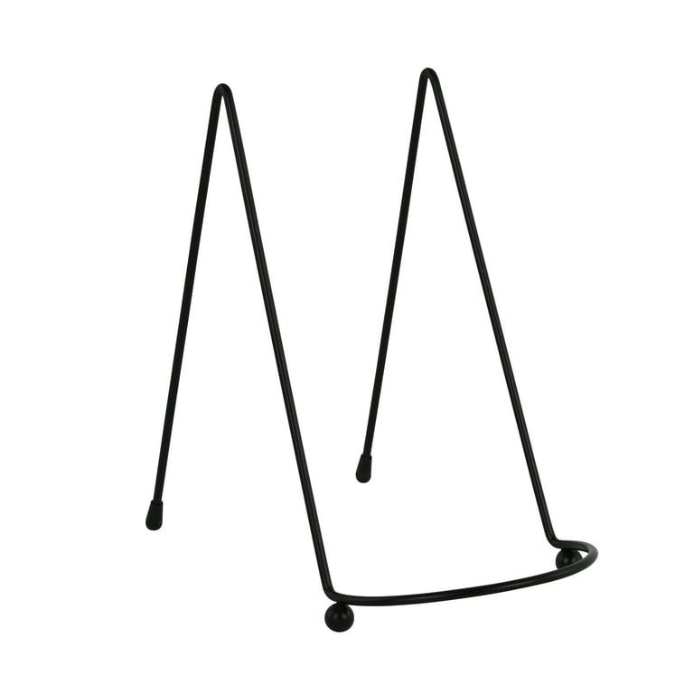Mutualsign 6 Packs Easel Stand for Display Easels for Signs Black Easel  Floor Tripod Standing Poster Easel, Lightweight Metal Portable Welcome  Board