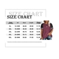 thumbnail image 3 of TIYOMI Plus Size Womens 5X Tops Round Neck Stripe Sleeve Raglan Short Sleeve Crewneck Summer Wine Red Tees Color Block Shirts Loose Tunic 5XL 26W 28W, 3 of 3