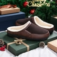 thumbnail image 4 of RockDove Men's Colton Sherpa Lined Clog Slipper, 4 of 7