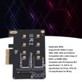 thumbnail image 3 of NGFF M.2 To PCIe Adapter, Easy Installation Storage Expansion Support B Key M Key PCIe NVME Adapter Card PCB  for 2242 2260 2280 SSD, 3 of 7