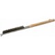 thumbnail image 1 of Tamaño alargado, mango ergonómico, alambre de latón duro de grado industrial, madera y diseño resistente que soportan remociones difíciles, cepillo para horno de pizza de 21 pulgadas con raspador,, 1 of 5