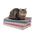 thumbnail image 3 of Kitty City XL Corrugated Cardboard Cat Scratching Pads, Assorted Prints, 3-Pack, Multicolored, One Size, 3 of 10