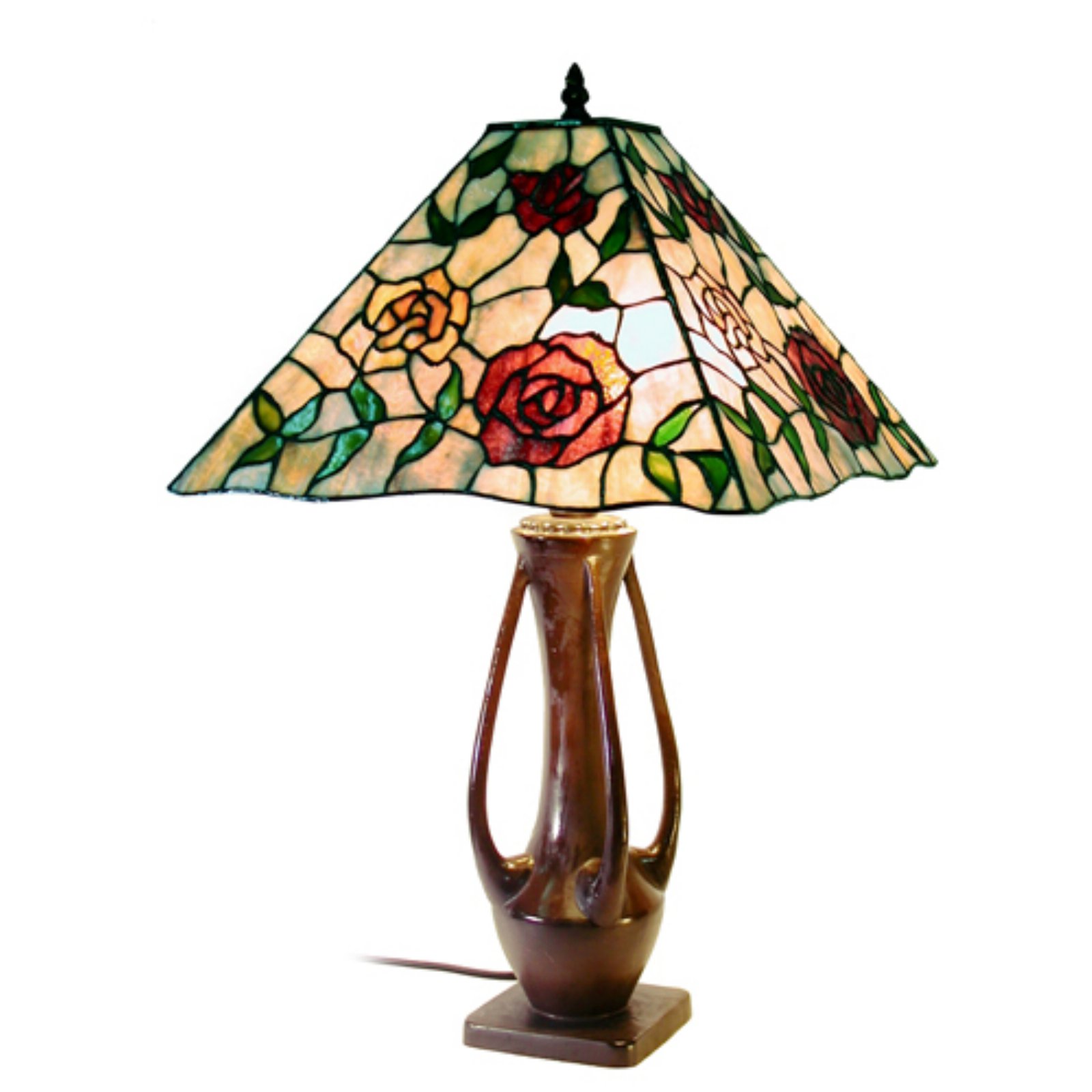 tiffany rose table lamp