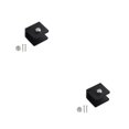 thumbnail image 2 of Yuarrent 10 soportes de pared fáciles de instalar: práctico dispositivo elevador de asiento antideslizante, elevador de asiento delantero, Cuadrado negro S 2Conjunto, 2 of 6