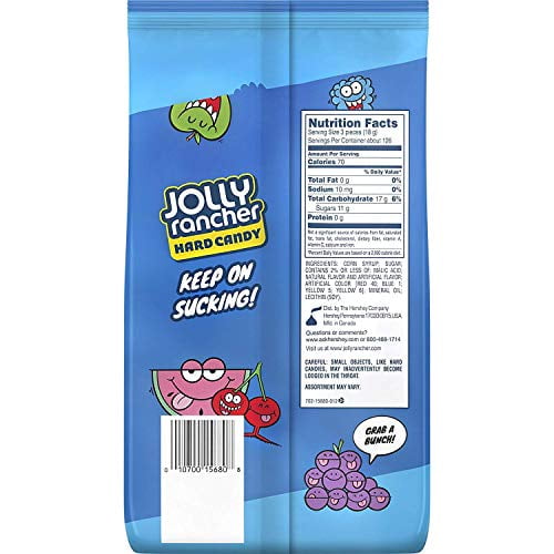 JOLLY RANCHER Assorted Fruit Flavored Hard Candy, Valentine's Day, 5 lb Bag (360 Pieces)