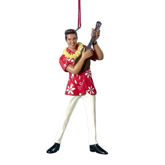 Elvis Presley-Elvis in Hawaiian Shirt Ornament