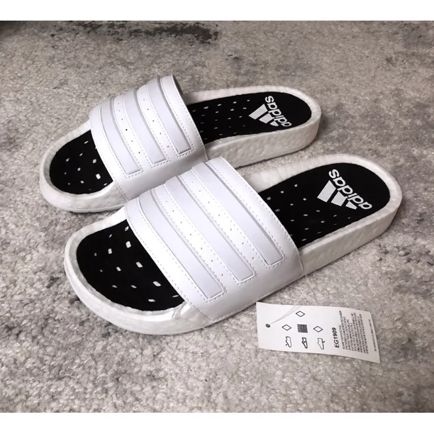 adidas gazelle silver green womens adidas Adilette Boost Slides White / Black, White / 7