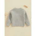 thumbnail image 5 of FEORJGP Toddlers Baby Girl Sweater Newborn Long Sleeve Pullover Crew Neck Knitwear Jumpers Rabbit Knit Chunky Cable Tops Infant Warm Winter Clothes Loose Casual Daily, 5 of 8