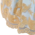 thumbnail image 7 of Maxcozy Baby Girls Pageant Lace Embroidery Dresses Toddler Formal Dress with Headwear Yellow 6-12 Months, 7 of 7