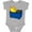 AC-Heather Grey, variant on Inktastic Dumpster Fire Boys or Girls Baby Bodysuit