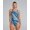 Teal/Org, variant on TYR Durafast Elite Women's Cutoutfit Swimsuit - Riptidal