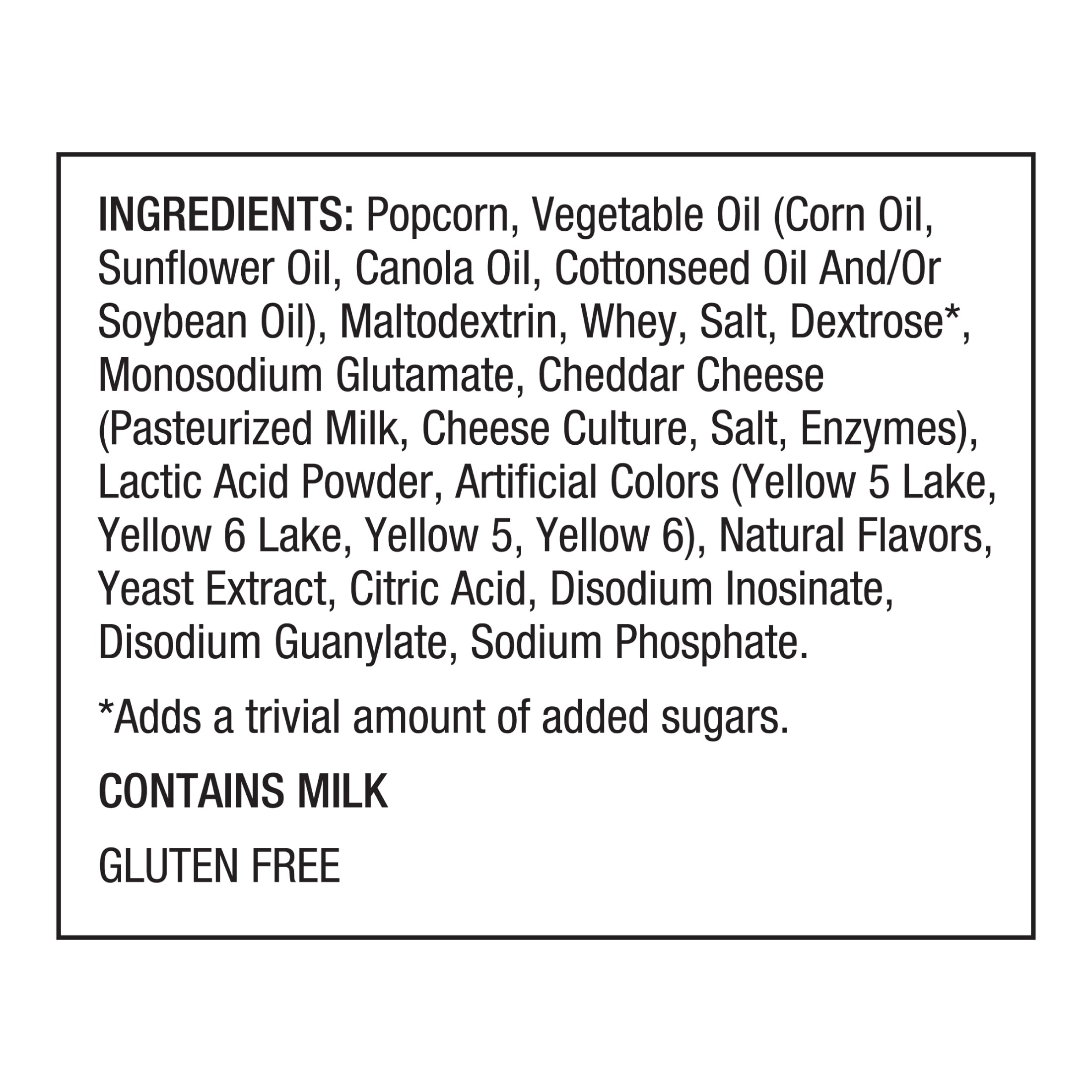Kitchen Cooked Classic Cheese Popcorn, Gluten-Free, 7 oz Bag