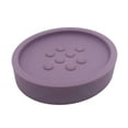 thumbnail image 4 of Mainstays 17-Piece Purple Plaid Polyester/Plastic Shower Curtain & Bathroom Accessory Set, 4 of 7
