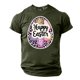 thumbnail image 5 of Camisa Casual de Cuello de la Tripulación de la Impresión de Pascua de Manga Corta de Verano Top Ligero de Poliéster para los Hombres, Camiseta de Manga Corta para el Uso Diario de Primavera Verano, 5 of 8