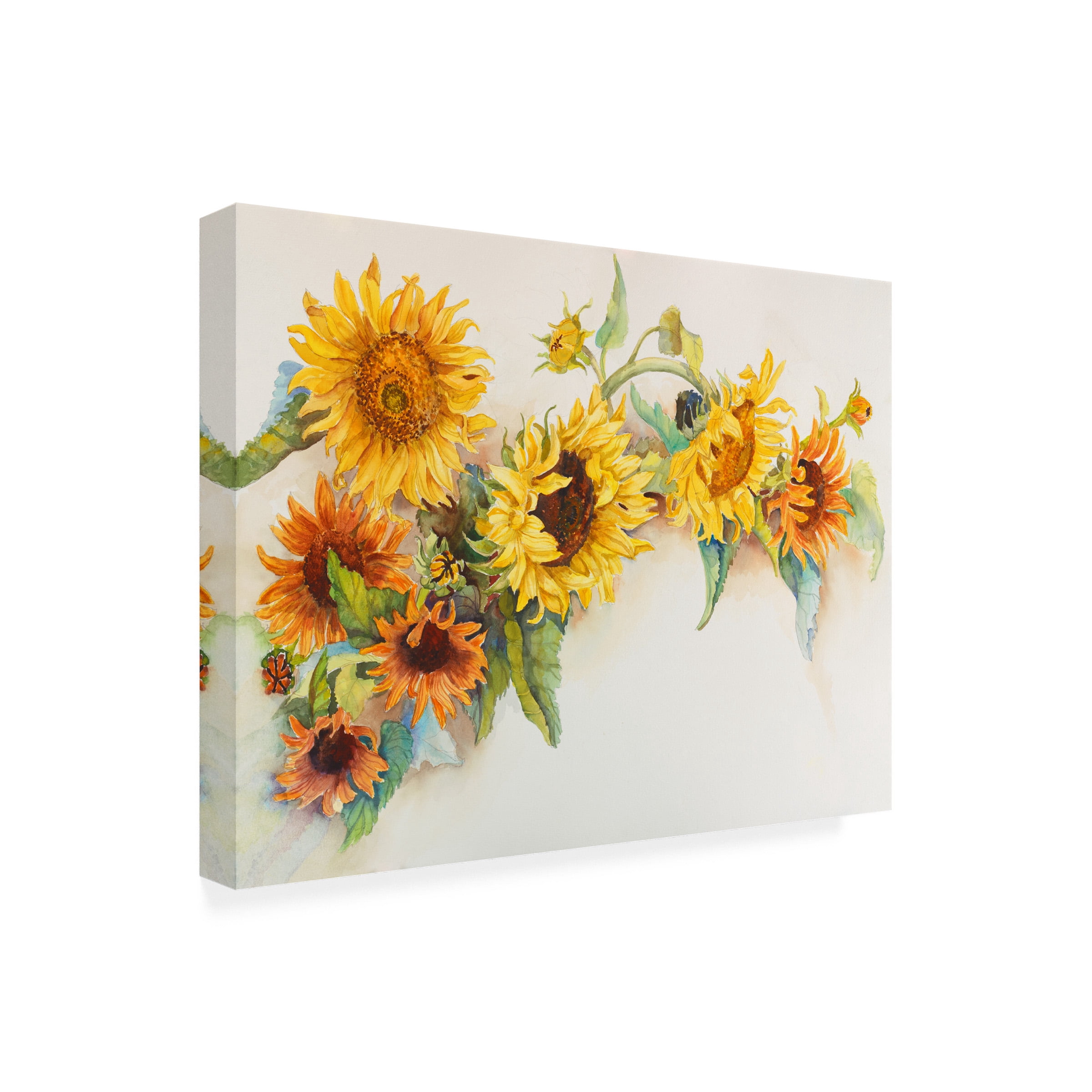 Joanne Porter 'Arch Of Sunflowers' Outdoor Canvas 35x47