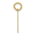 thumbnail image 2 of 14k Yellow Gold 14KY Script Letter V Initial Charm Pendant, 2 of 4