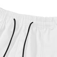 thumbnail image 6 of Danhjin Men's Cargo Pants Straight Leg Elastic Waist with Drawstring Work Casual Hiking Camping Pants Loose Solid Color Trousers with Pockets, 6 of 9