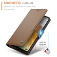 thumbnail image 4 of ELEHOLD Wallet Case For Samsung Galaxy A12 5G,Premium Leather Case wih RFID Blocking Function Card Slots Kickstand Magnetic Clasp Shockproof Cover for Men Women,Brown, 4 of 7