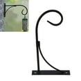 thumbnail image 4 of Soporte para colgar plantas de montaje en pared retro liso estable elegante negro soporte universal para colgar plantas para comederos de pájaros para linternas colgantes ANGGREK Otros, 4 of 8