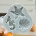thumbnail image 1 of Greenadscape 1Ud De Silicona Para Pastel Con De Animales Marinos Flexible Y Antiadherente, 1 of 8