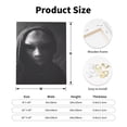 thumbnail image 2 of Sikiie Mystical Masked Figure Monochrome Print Canvas Decorative Hanging Painting, Anti-shrinkage Hanging Frame, Suitable for Home, Office Wall Decorations, 2 of 6