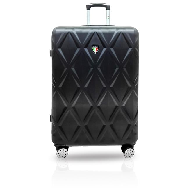 TUCCI T032824inBLK 24 in. Alveare T0328 ABS CarryOn Luggage, Black